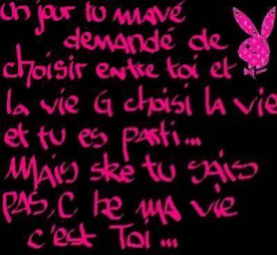 la vie sont toi c'est rien